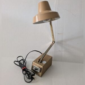 Vintage MCM Tensor Desk Lamp works with no buzzing sound.